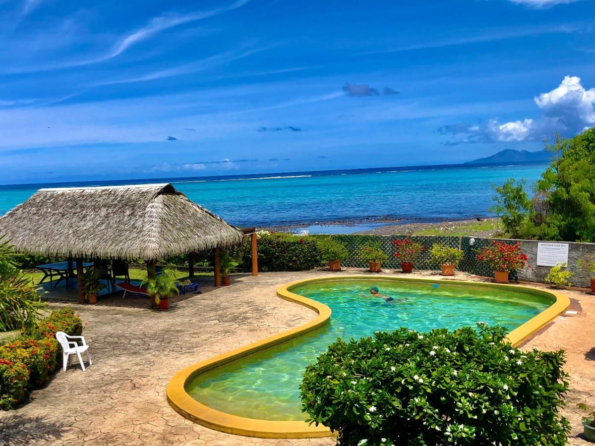 Superbe Bord De Mer, Acces Lagon Et Piscine Privee Paea Екстериор снимка